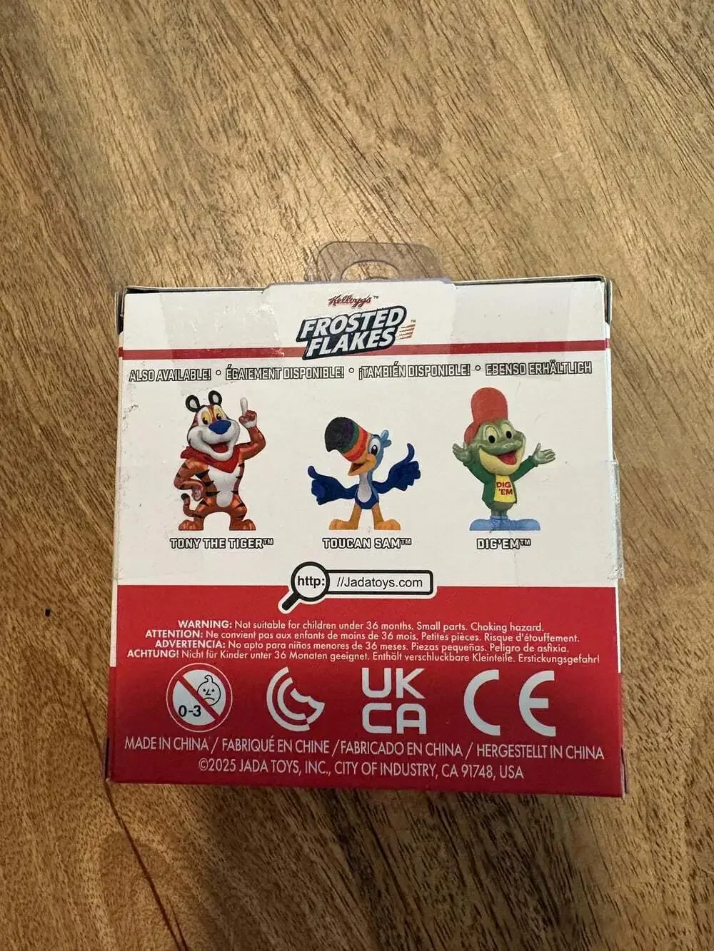 Jada Toys Metalfigs Kellogg's Frosted Flakes Tony The Tiger Diecast New Box Wear